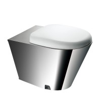 Customized New Technology Stainless Steel Wall Hung Toilet Bowl