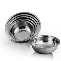 Wholesale stainless steel soup basin bowls set metal serving bowl