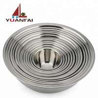 Large capacity stainless steel mixing bowl stainless steel mixing basin & salad basin