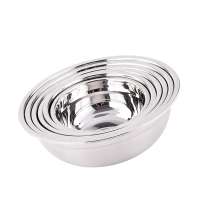 Stainless Steel 304 soup basin korean food bowl food garde mixing bowl