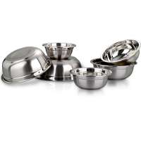 Hot wholesale soup bowls stainless steel tray basin mixing bowl